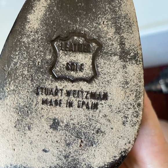 Metallic brown heels Stuart Weitzman - Picture 4 of 4